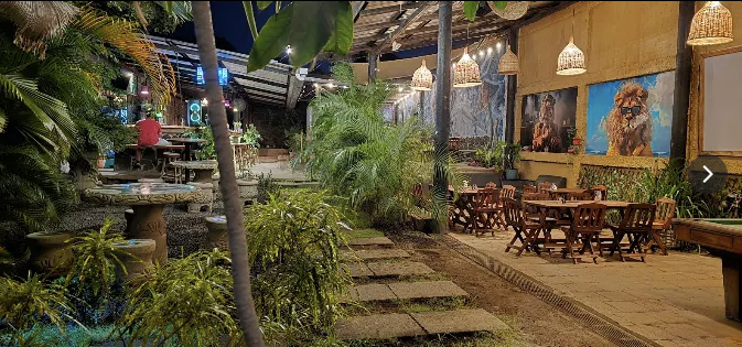 Nightlife lounge with music